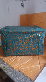 Zippered Closet Storage Box with Lid, With Window (50×40 Cm / 1 Pc)