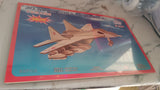 3D Wooden Fighter Jet Puzzle DIY Assembly Kit