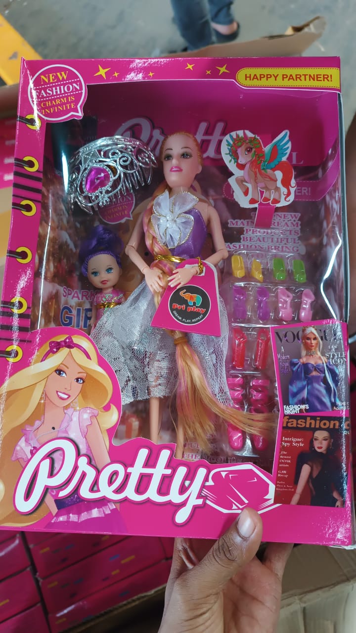 Fashion Doll with Baby Accessories Set (Mix Design)