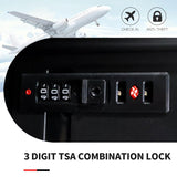 Mix Color Hard-Shell Luggage Trolley 4-Pc (set)