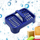 2in1 Plastic Soap Case, Dual Section Soap Holder for Bathroom or Kitchen Sink ,Sabudani(1 Pc / Multicolor)